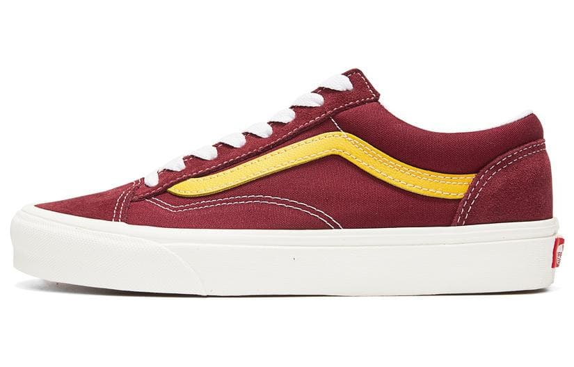 Vans Unisex Style 36 Sneakers Red Wine Red 2