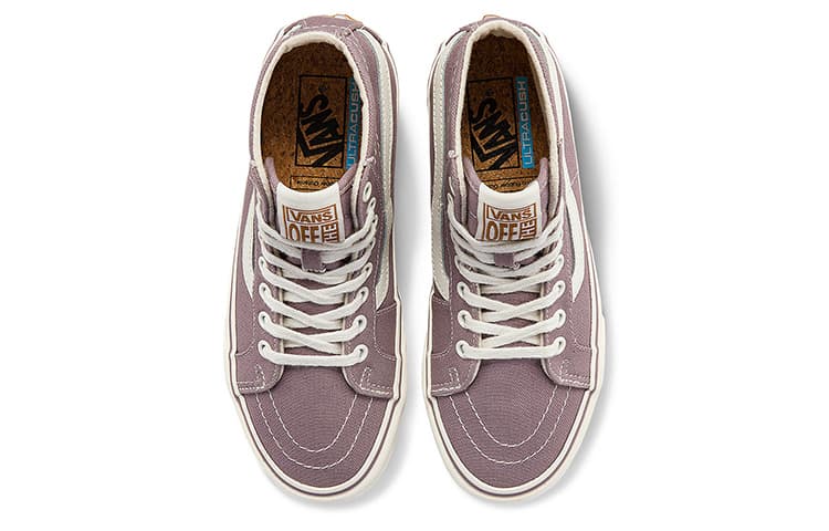 Vans Unisex SK8 HI High Top Sneakers Purple 6