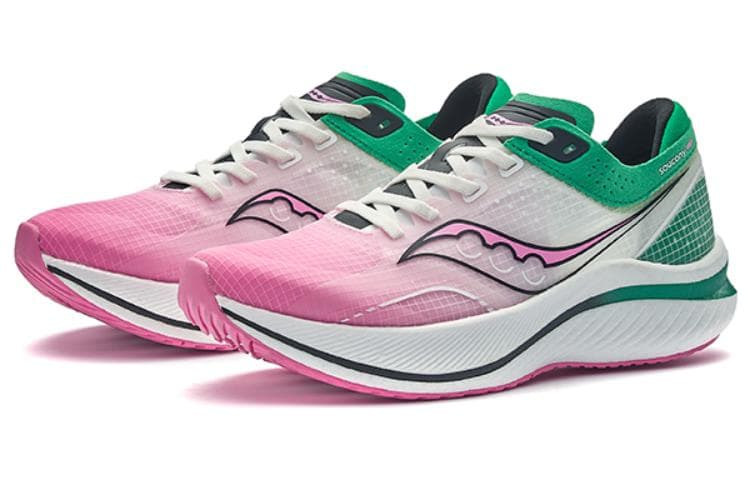 Saucony Saly Running Shoes Unisex Low-Top White/Green/Pink 6