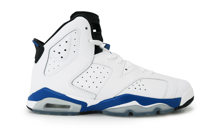 Air Jordan 6 Retro Sport Blue GS 4