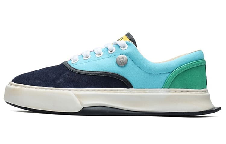 Mihara Yasuhiro X FILA FM Skateboard Shoes Men Low-Top Legend Blue/Button Blue 2
