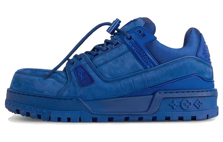 LOUIS VUITTON LV Trainer Maxi Sneaker Blue 2
