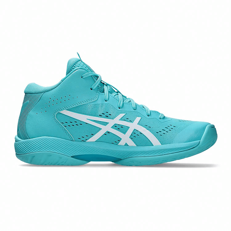 Asics GELHOOP V16 Anti-Slip And Wear-Resistant Coverage Mid-Top Basketball Shoes Men's Blue White 4