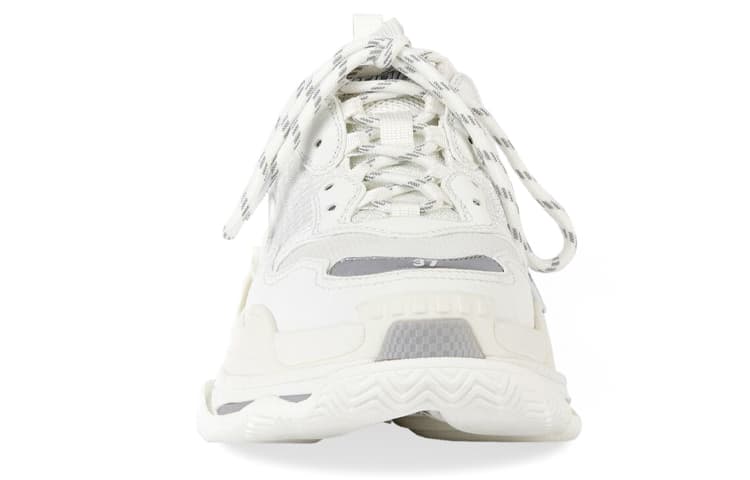 Balenciaga Triple S White Silver 5