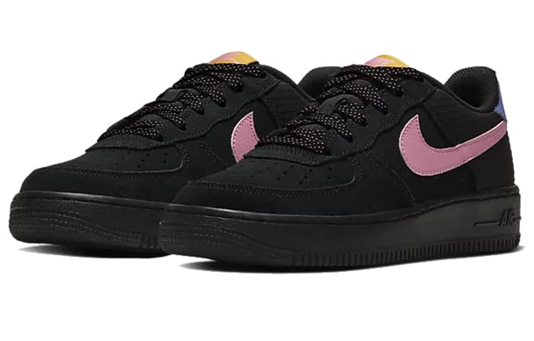 Nike Air Force 1 LV8 2 Black Magic Flamingo GS 5