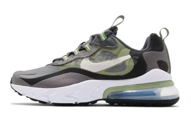 Nike Air Max 270 React Iron Grey Green GS