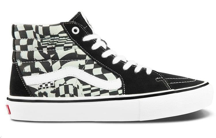 Vans SK8 HI Chessboard Black/White 4