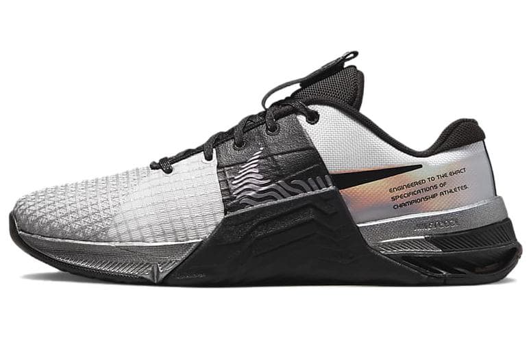 Nike Women's Metcon 8 Premium 'White Black Iridescent' 2