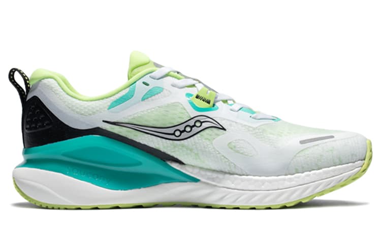 Saucony Phoenix Inferno 1 Cushioning Anti-Slip And Wear-Resistant Low-Top Running Shoes Men's White Green 4