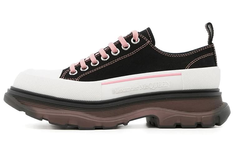 Alexander McQueen Tread Slick Platform Shoes Men's White Brown