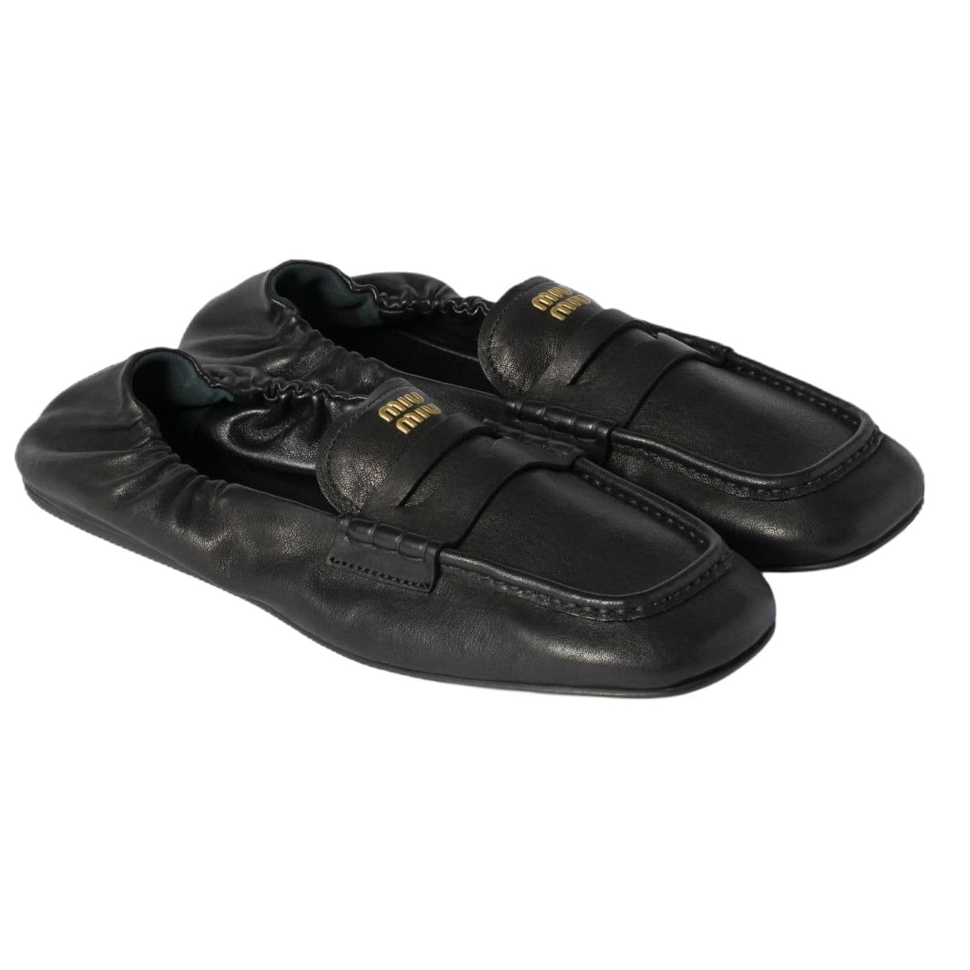 MIU MIU FW24 New Year Collection Loafers Women's Black 6