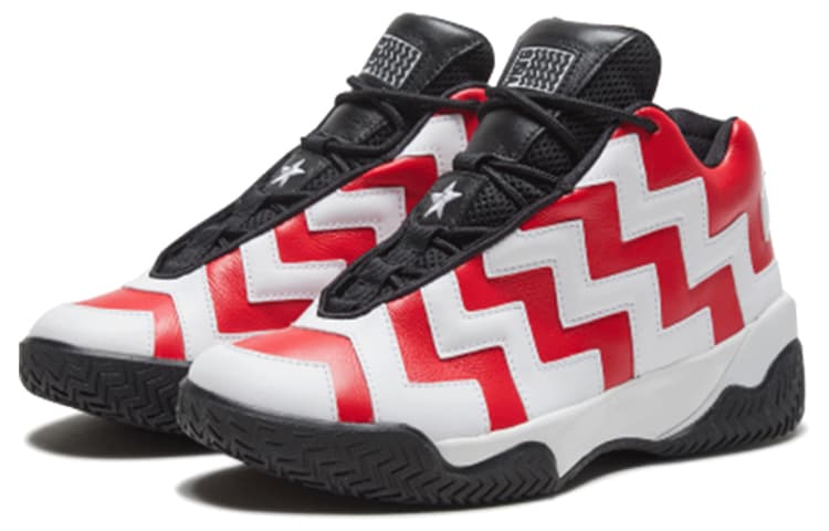 Converse Basketball White/Red Women's 5