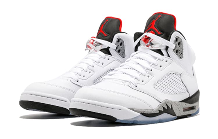 JORDAN 5 Retro White Cement GS 5