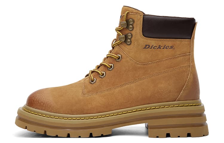 Dickies Fleece-Lined Martin Boots Men's Earth Yellow