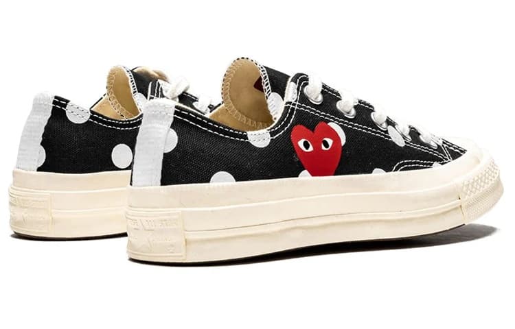 Converse Chuck Taylor All Star 70 Ox Comme Des Garcons Play Polka Dot Black 6