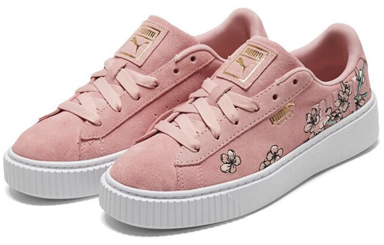 PUMA Platform Floral 'Pink Blue' Women's 5