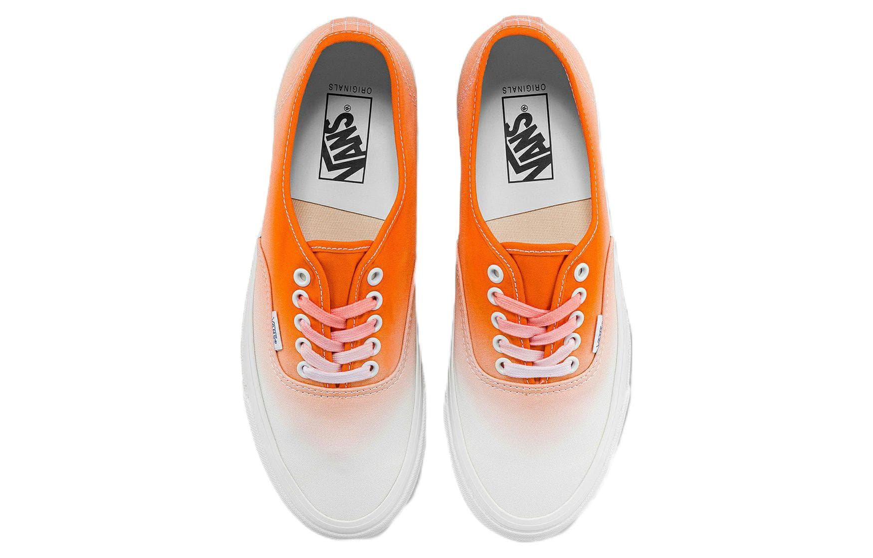 Authentic Og Vans Lx 'Dip Dye Orange White' 6