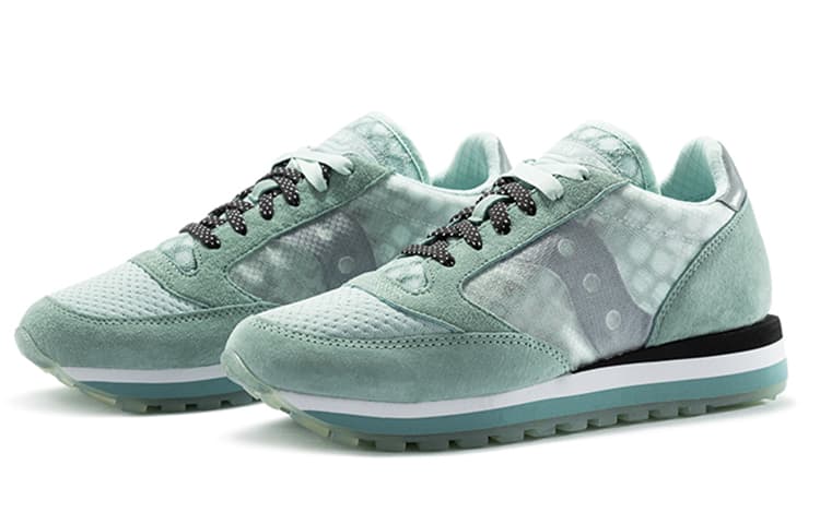 Saucony Jazz Triple Running Shoes Women's Low-Top Light Blue 5