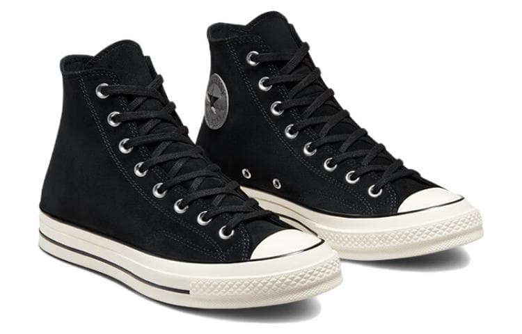 Chuck 70 Converse Suede High 'Black White' 5