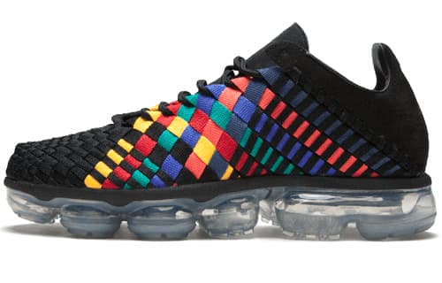Nike AIR VAPORMAX Comfortable Running Shoes Low-Top Unisex Black Multicolor 2