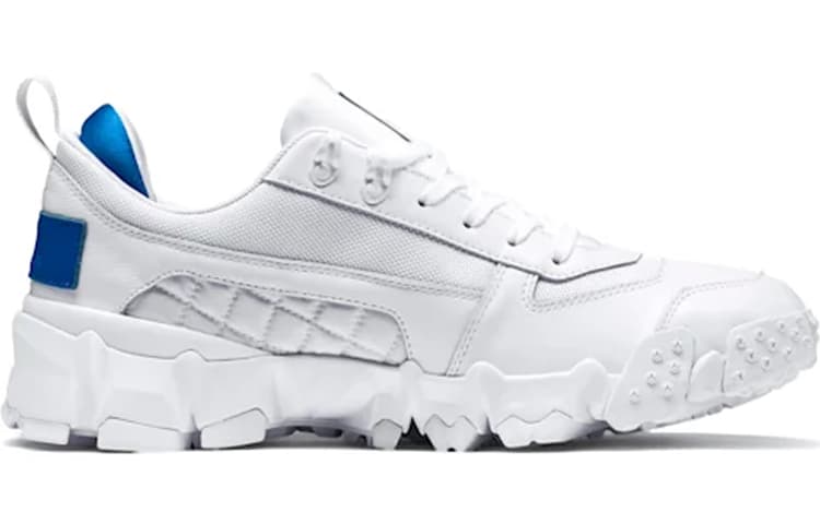 PUMA Trailfox Leather White Blue Yellow 3