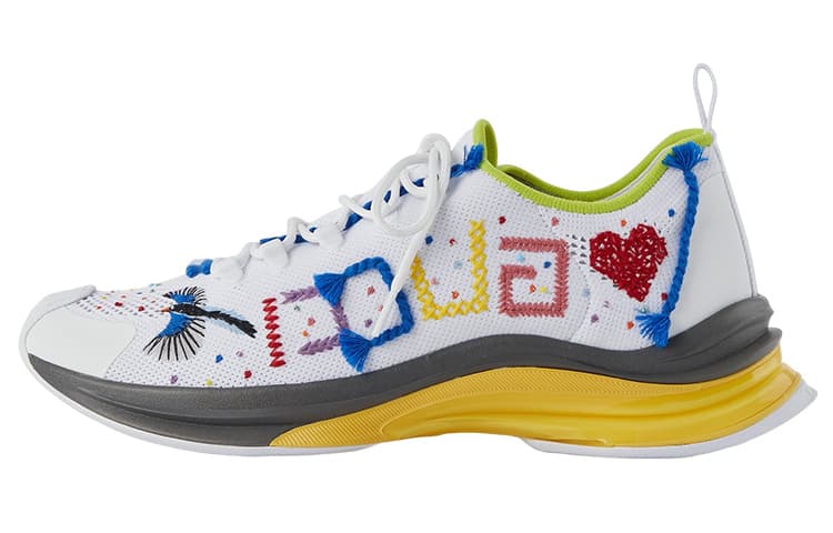 GUCCI Run Sneakers White 2