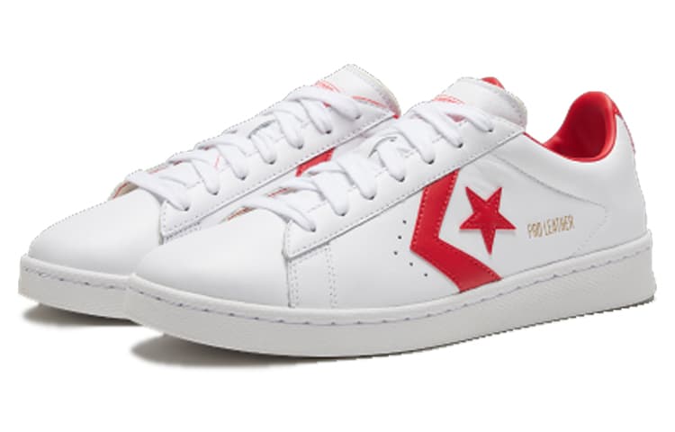 Converse Pro Leather Ox White Red 5