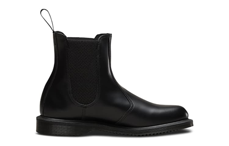 Dr.Martens Flora Smooth Leather Chelsea Boots 'Black' Women's 3