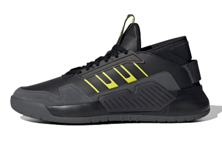 Adidas Neo Bball90s 'Black Gray Yellow'