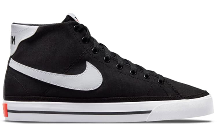 Nike Court Legacy Canvas Mid 'Black White' 4