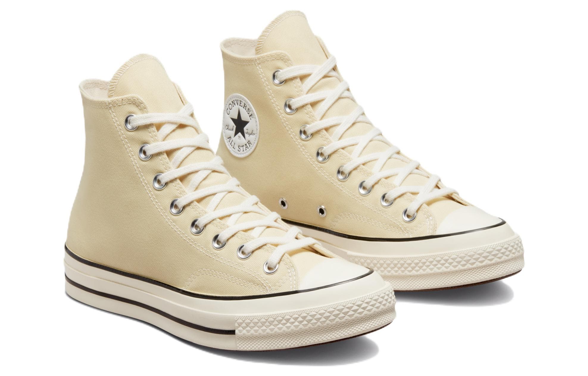 Converse Chuck Taylor All Star 70 Hi Recycled Canvas Lemon Drop 6