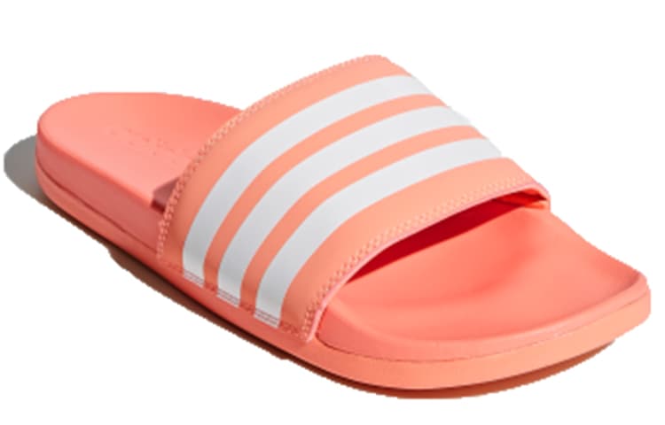 Adidas Adilette Comfort 'Chalk Coral' Women's 4