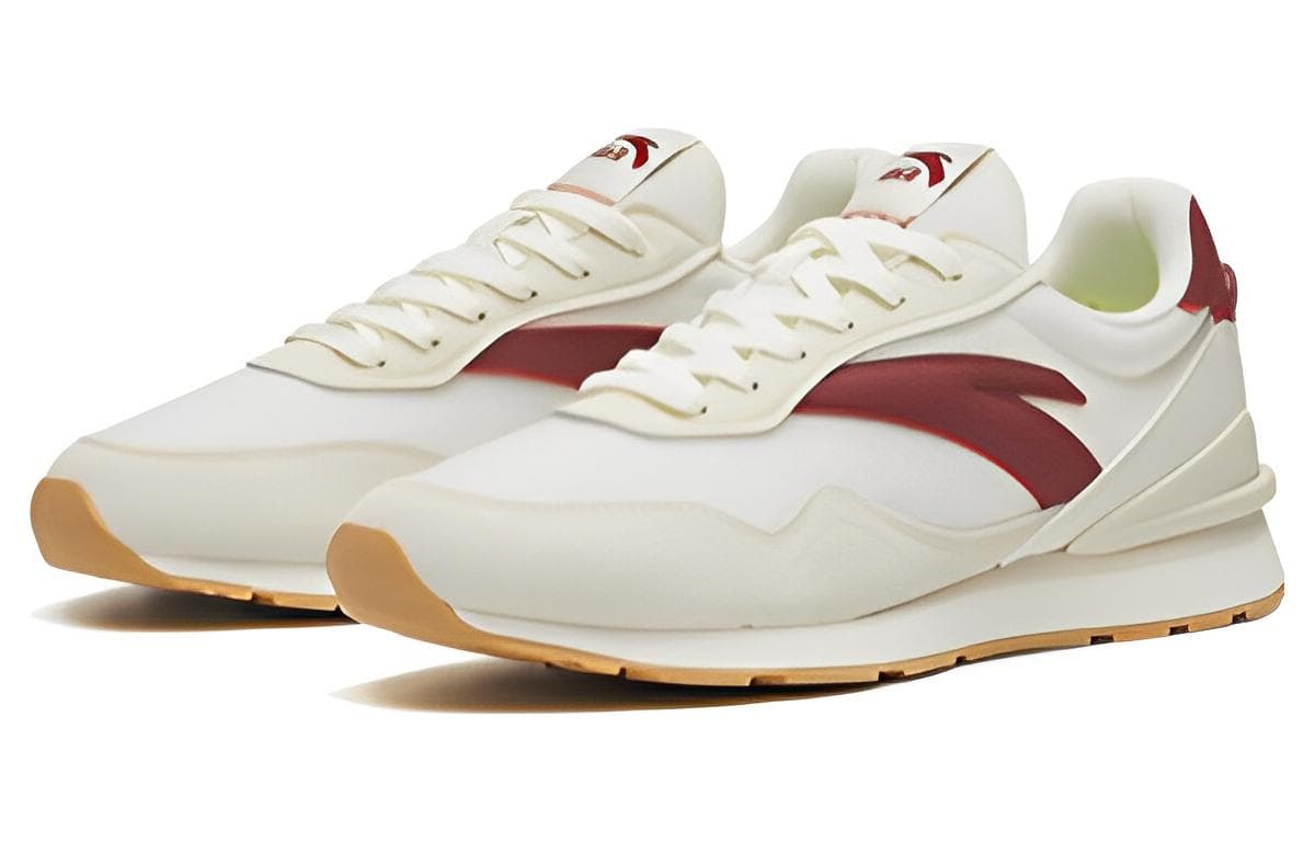 Anta Cushioning Anti-Slip And Wear-Resistant Low-Top Sports Casual Shoes Men's White Gray Red 3