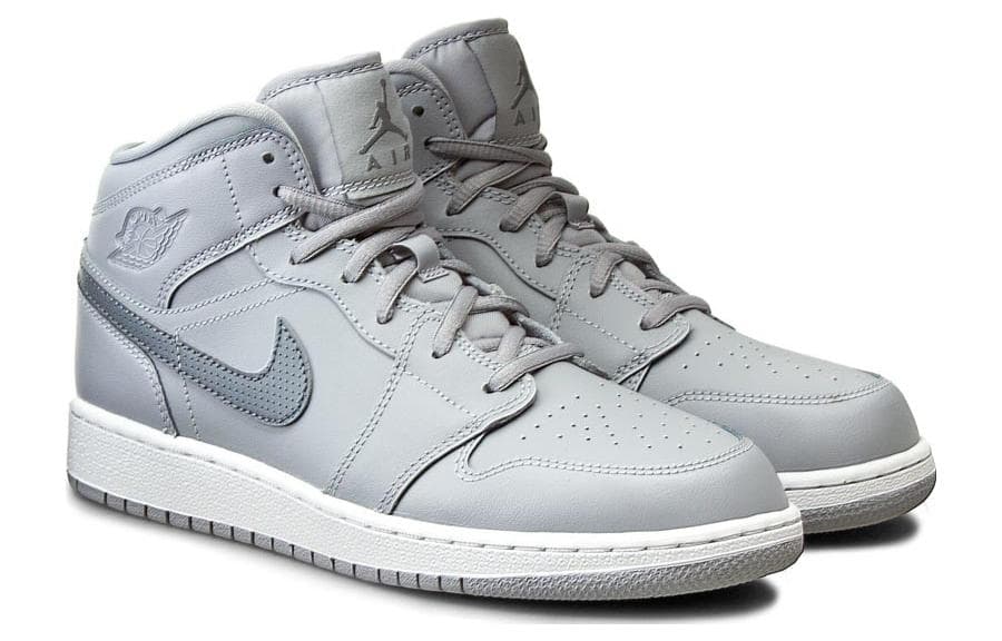 Jordan 1 Mid BG Wolf Grey 5