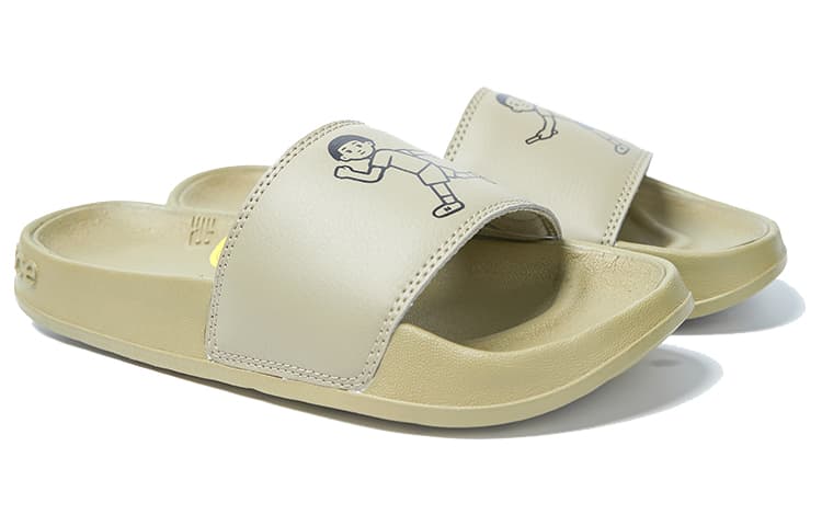New Balance X Noritake Green B Wide Slippers Women's 4