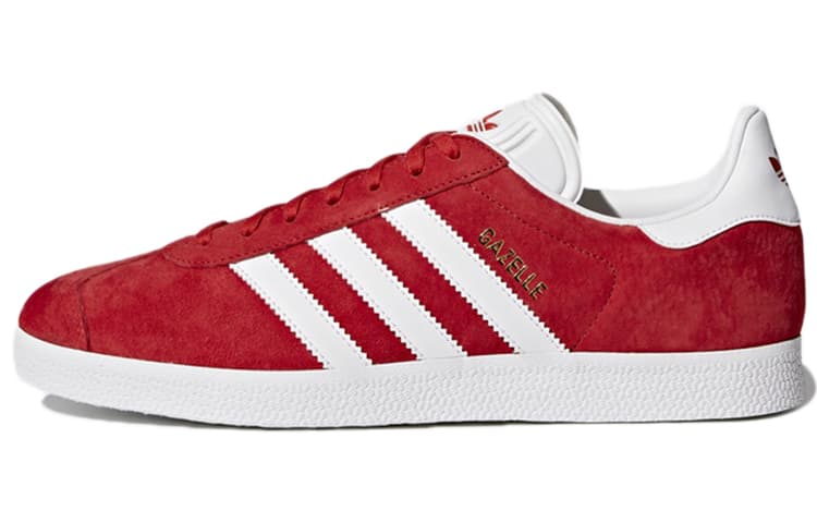 Adidas Originals Gazelle Scarlet/White/Gold Metallic 2