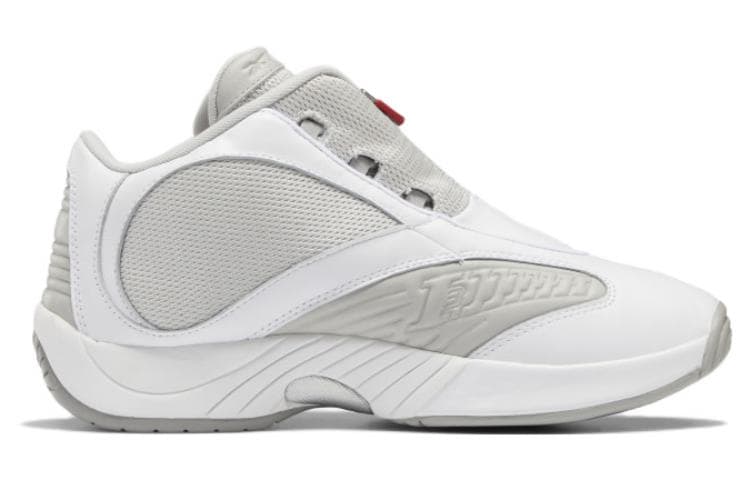 Reebok Answer Iv Packer Shoes White Silver 4