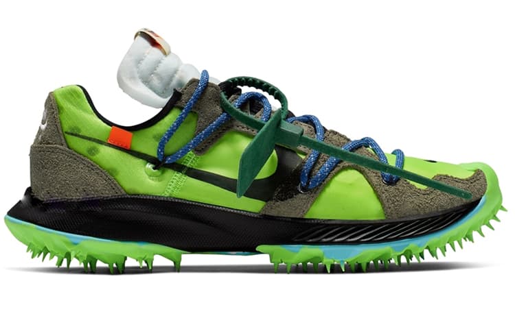 Nike Zoom Terra Kiger 5 OFF WHITE Electric Green Women's 3