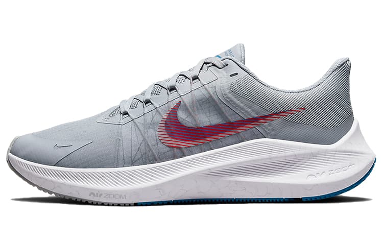 Nike Air Zoom Winflo 8 'Wolf Grey Bright Crimson' 2