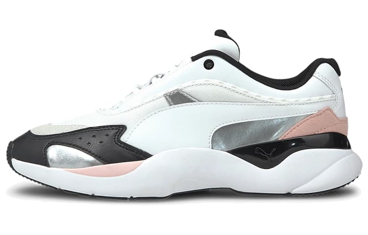 PUMA Lia Fs Low White/Black/Silver Women's