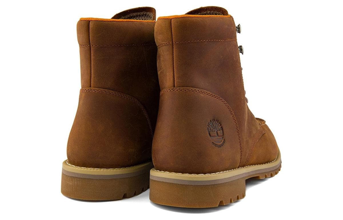 Timberland Redwood Falls Waterproof Moc Toe Wide Fit Boots 'Rust Nubuck' 6