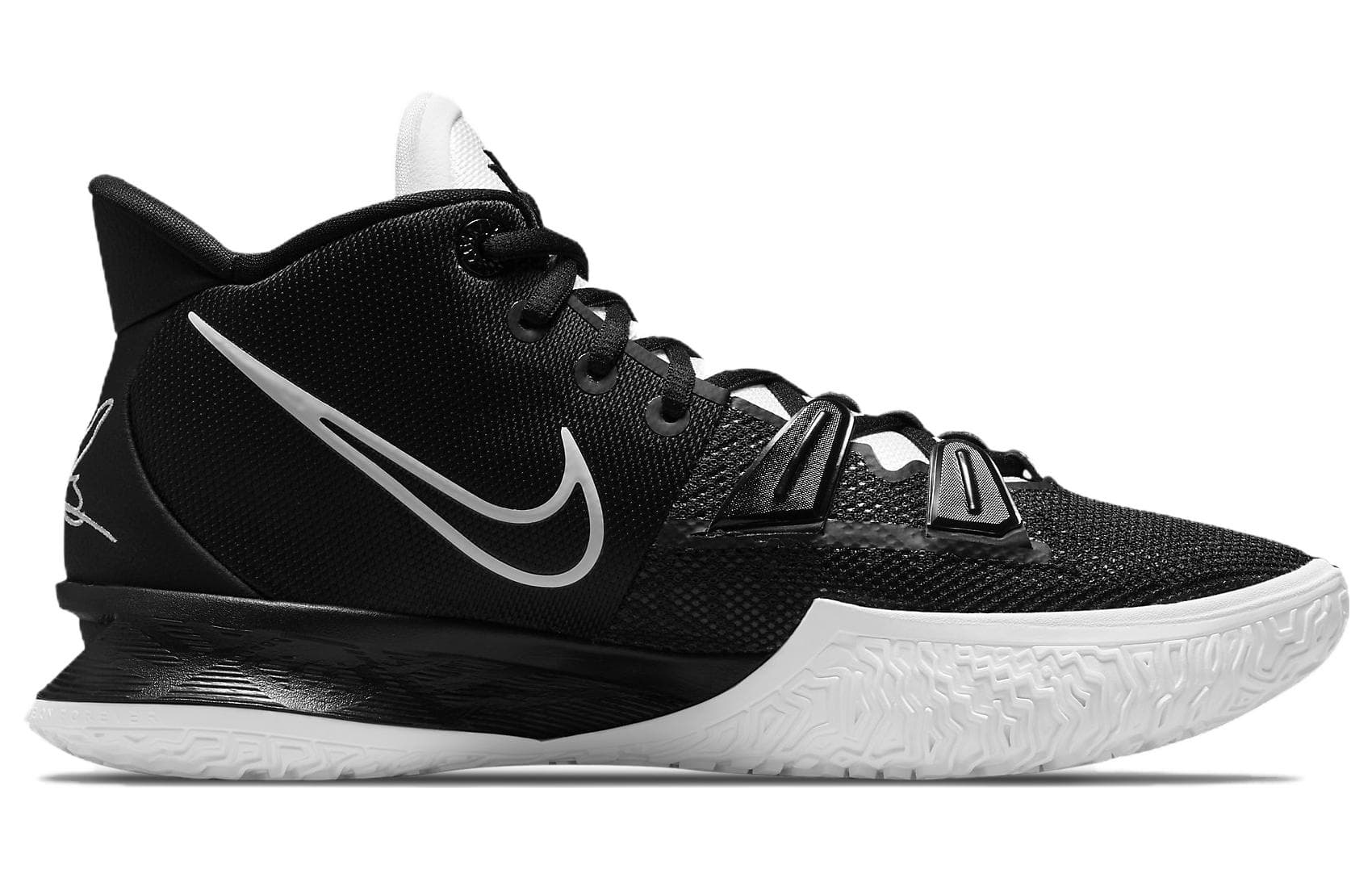 Nike Kyrie 7 TB Black White Swoosh 4