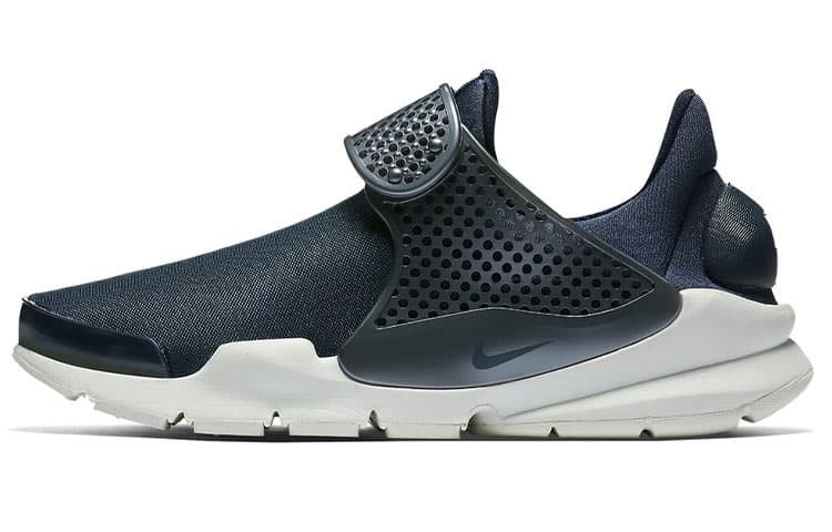Nike Sock Dart Prm TXT Low-Top Kids Lifestyle Shoes Blue White Teenagers 2