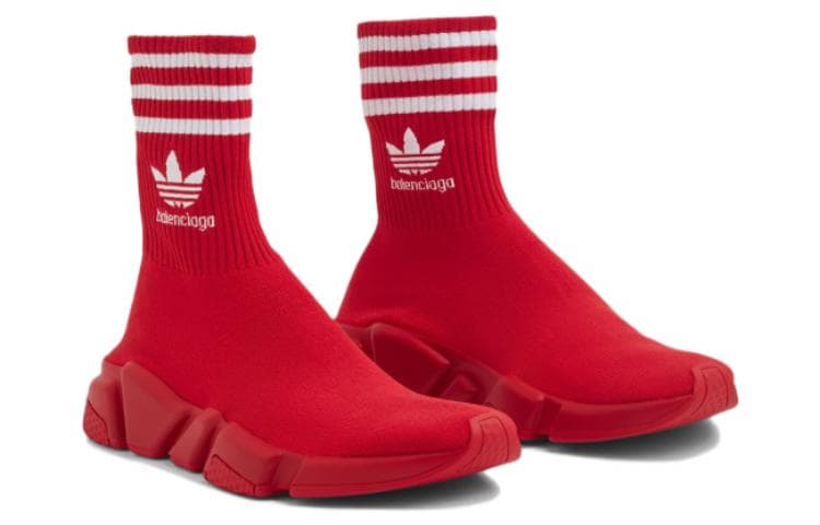 Balenciaga X Adidas Speed Trainer Red White 4