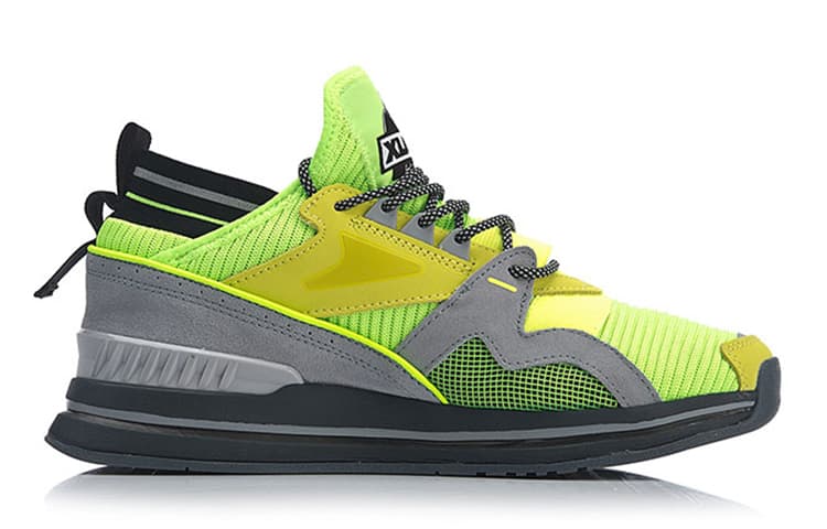 XLARGE x LiNing Low-Top Casual Shoes Men's Neon Green 4