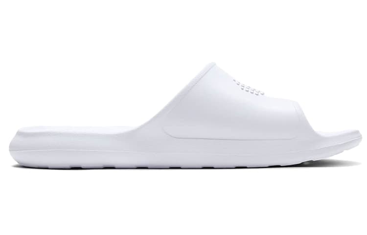Nike Victori One Shower Slide Triple White Women's 4