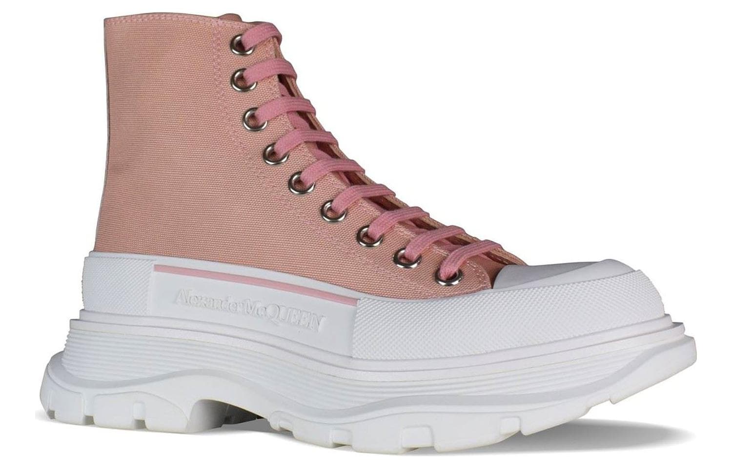 Alexander McQueen Tread Slick Boot Magnolia White Women's 5
