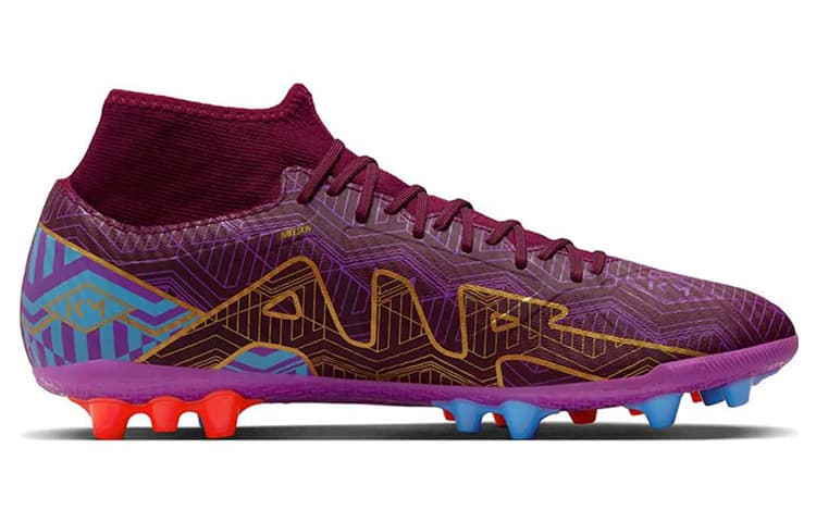 Nike Zoom Superfly 9 Elite KM FG 'Mbappé Dark Beetroot' 4