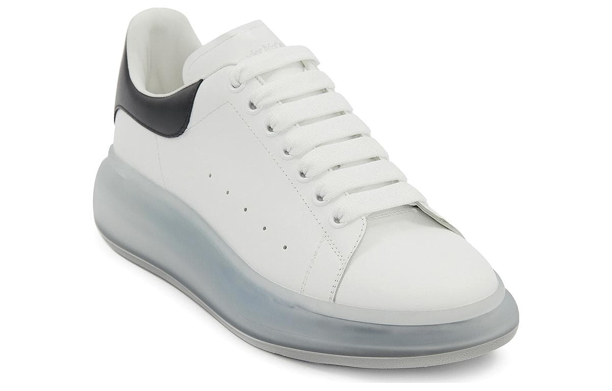 Alexander McQueen Oversized Clear Sole White Navy Blue 6