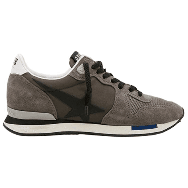 Golden Goose PU Polyester Calfskin Round Toe Lace-Up Low-Top Casual Shoes Women's Gray 2
